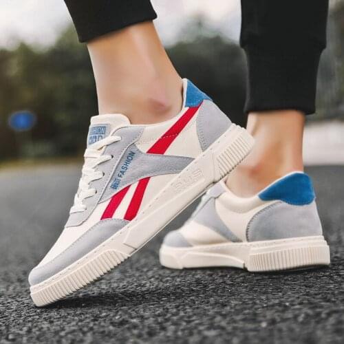 Mens Shoes Casual Comfortable Lightweight Shoes Fashion designer Lace High Quality Skateboarding Snekers Tenis Men Flat Shoes