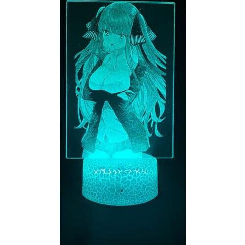 Night Light Sensor LED 3D Picture Lamp Atmosphere Nightlight The Quintessential Quintuplets Nakano Nino Smart Phone Control Kids
