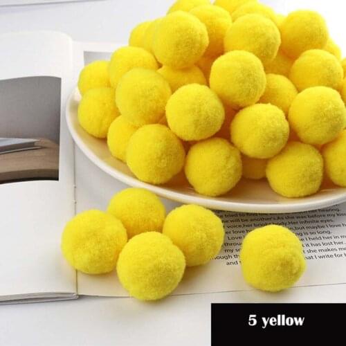 30/50PCS Pom 30MM Mini Fluffy Soft Pom Poms Pompoms Ball For Kids Handmade Toys Wedding Christmas Decor DIY Sewing Supplies