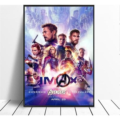 Marvel Avengers Movie Wall Art Canvas Print Painting Posters and Prints Superhero Posters for Living Room Wall Decor