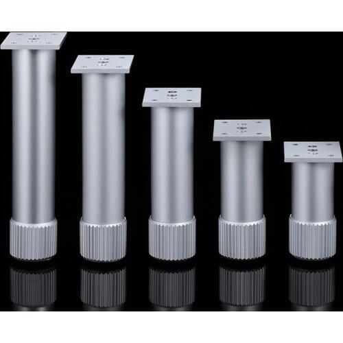 Thick Aluminum Alloy Table Leg Cupboard Sofa Increase Foot Adjustable Multifunction Support Foot Furniture Accessories 4Pcs/lot