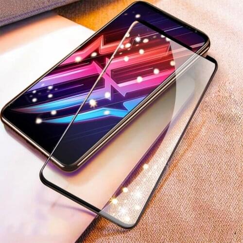 Screen Protector for ZTE Nubia Red Magic 6 Pro Glass Redmagic 6 Pro Redmagic 6Pro Clear Tempered Glass Anti-scratch Black Border