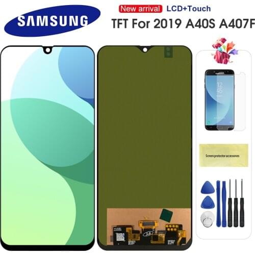 100% Tested Display For Samsung A40S A407 LCD Display Touch Screen Digitizer Assembly Replacement For Samsung a40s a407 screen