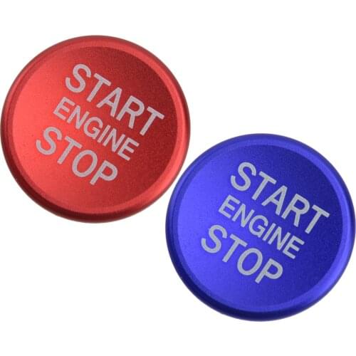 Beler Engine Start Stop Push Switch Button Cover Trim Fit for VW Golf 7 MK7 GTI R Jetta CC Arteon Aluminum Alloy