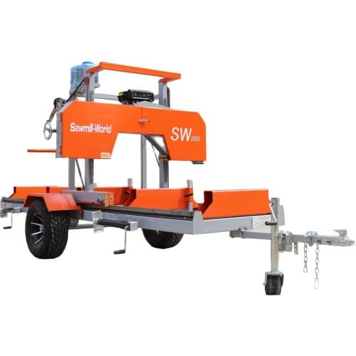 Gasoline electric wood saw machine for cutting