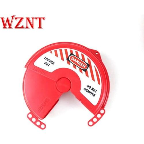 NT-F482 Rotating Gate Valve lockout Tank/Gas bottle/ball Valve safety locks , for 101mm-165mm Valve Handle Diameters
