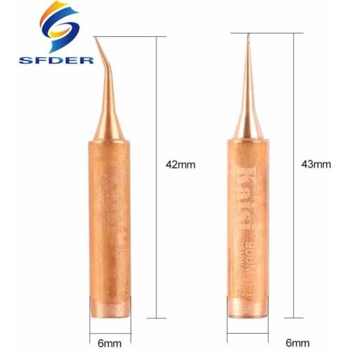 Electric Soldering Irons Welding Tips Kaisi Oxygen-free Copper 900M T-SI for 936 Serie Solder Station Tool Welding Equipment