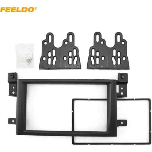 FEELDO Car Refitting DVD Frame DVD Panel Dash Kit Radio Audio Fascia Frame for SUZUKI GRAND VITARA Escudo 2DIN #HQ5107