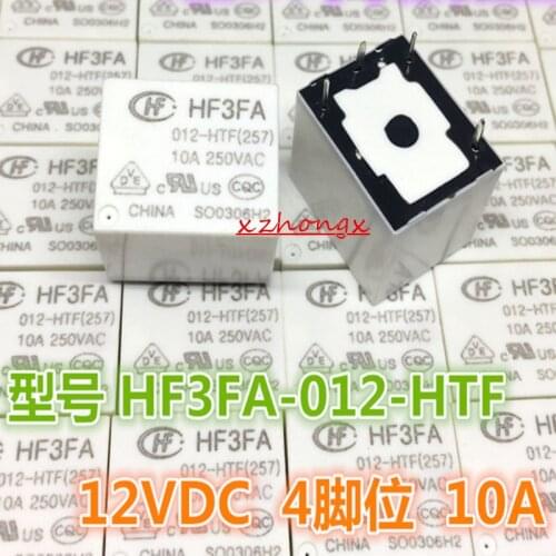 HF3FA-012-HTF 10A 12VDC 4