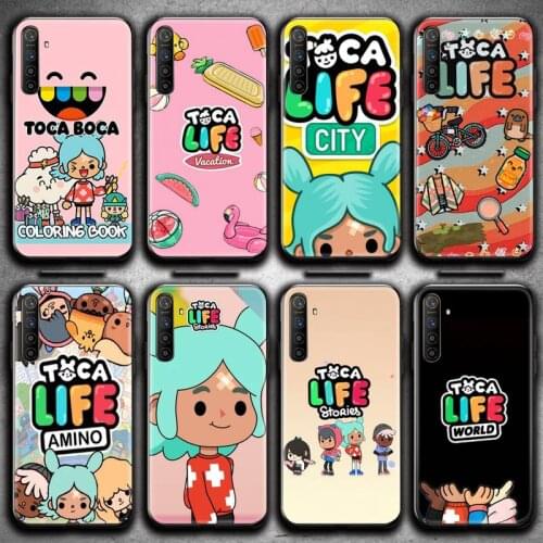 Toca Boca Toca Life World game Phone Case For OPPO Realme 6 Pro C3 5 Pro C2 RENO2-Z A11X XT