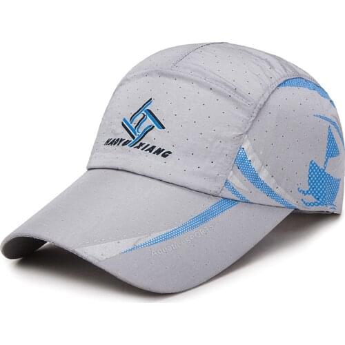 New Summer Outdoor Sports Thin Quick Drying Baseball Cap For Men Women Travel Climbing Hiking Cycling Fishing Suncreen Hat A166