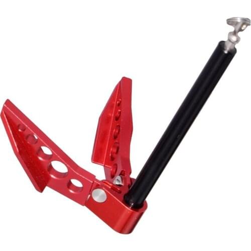 1/10 RC Model climbing car simulation metal folding winch ground anchor metal self-rescue anchor for Climbing Axial SCX10 RC4WD