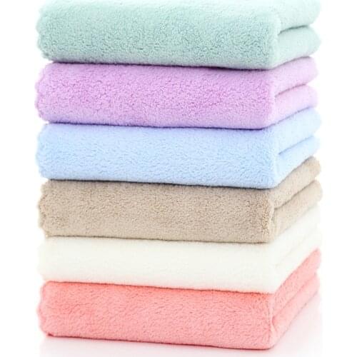 35X75cm Soft Comfortable Microfiber Wash Face Towel Super Absorbent Durable Home Towels Breathable Towel Wholesale