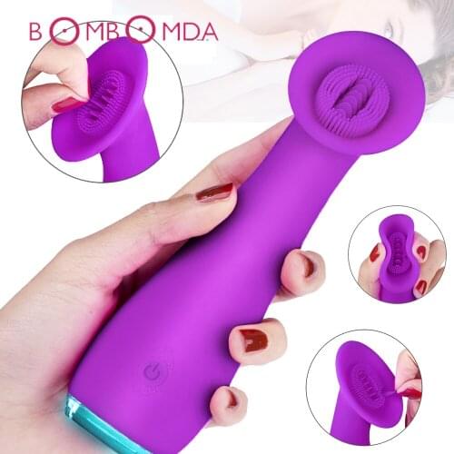 Brush Heads Clit Vibrator For Woman Climax G spot Massager Clitoris Stimulator 9 Speeds Vibrator Sex Toys Erotic Adults Sex Shop