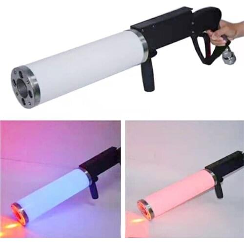 Nightclub Carbon Dioxide Gas Column Gun Bar RGB Party Led DJ Stage Co2 Jet Machine Effect Fogger Smoke Gun Shoot Distance 6-8M