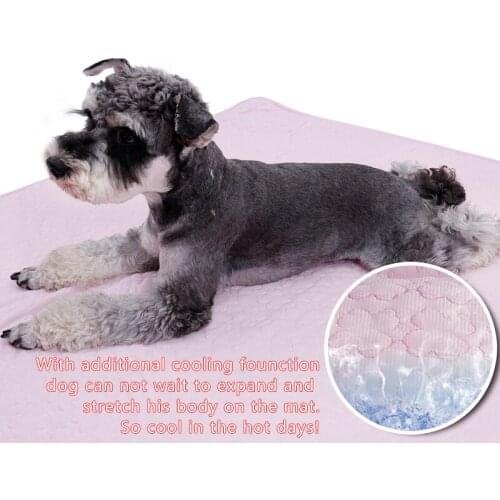 New Pet Blanket For Dog Cat Foldable Breathable double-sided available Cool 2 Colors Size S/M/L Available High Quality Pet Bed