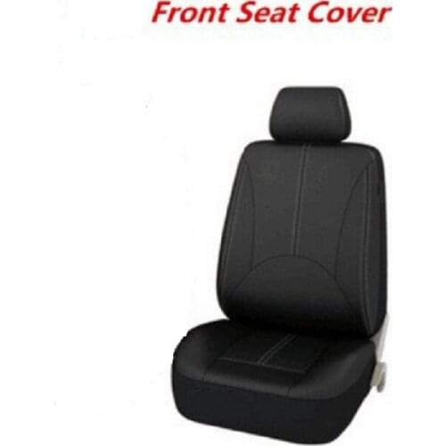 Car Front Seat Pu Cover Vehicle Seat Cushion Protector Car Interior Seat Accessories Waterproof For RV Camper Lorry Truck SUV