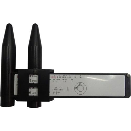 Lug Wheel Bolt Pattern Gauge Hub Hole Pitch hand Tool Quick Measuring Measurement Tool Precision