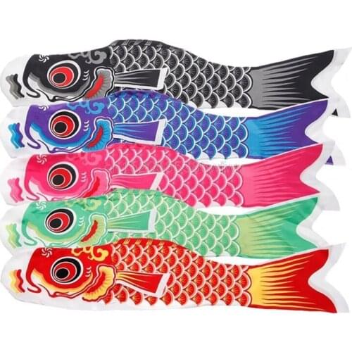 Fishing Lure Japanese Style Colorful Carp Wind Sock Fish Anime Fish Flags Kite Flag Hanging Decor