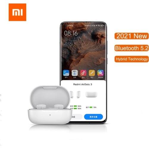 Xiaomi Redmi AirDots 3 TWS Wireless Bluetooth-compatible Earphone Hybrid Vocalism True Wireless Headset CD-level Sound Quality