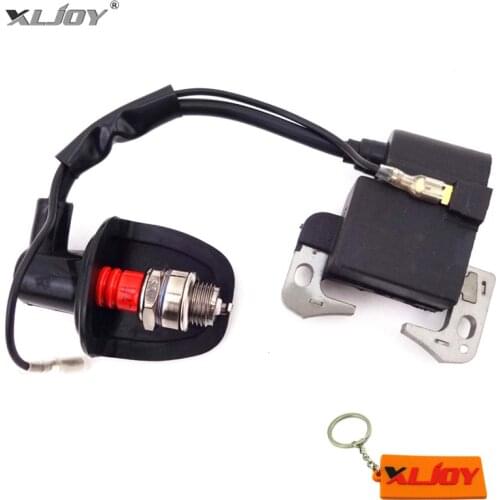 XLJOY High Quality L7T Spark Plug & Ignition Coil For 47cc 49cc Mini Moto Dirt Quad ATV Pocket Bike Minimoto Motorcycle