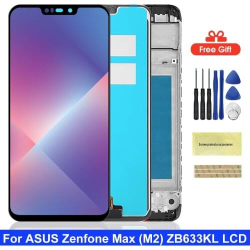 6.26" Lcd Screen For ASUS Zenfone Max M2 ZB633KL LCD Display Touch Screen Digitizer Assembly For Asus ZB633KL Lcd Display