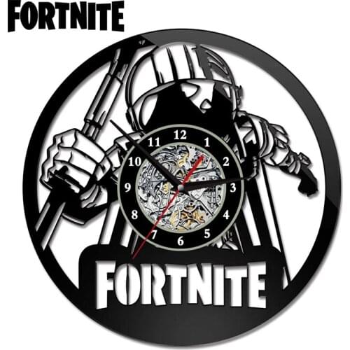 12inchs original fortress night game creative wall clock cartoon character family party decoration PVC practical universal clock