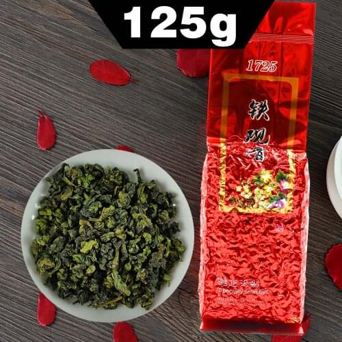 2021 Green Chinese Tea Oolong Ti Kuan Yin 1725 Tiguanin Tea Oolong Chinese Tea 125g