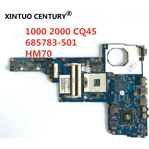 Free Shipping 685783-001 685783-501 6050A2493101-MB-A02 For HP 450 1000 2000 CQ45 Laptop Motherboard HM70 DDR3 100% test working