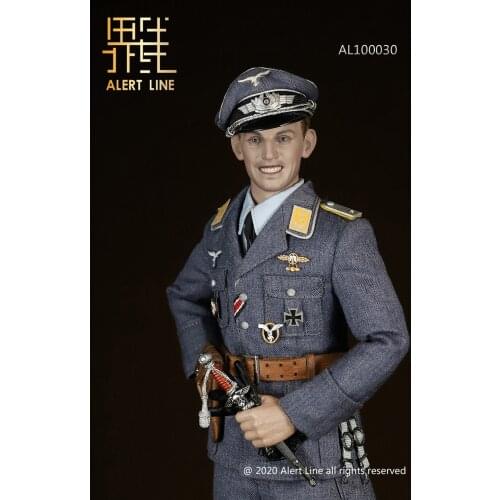 1/6 Action Figures Alert Line boundary play mode AL100030 WWII German Luftwaffe ace pilot spot