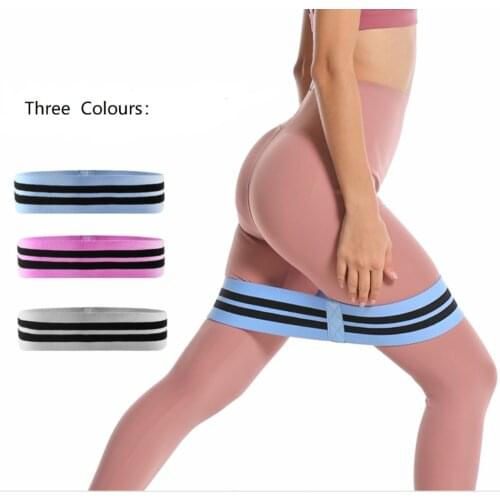 Polyester Latex Silk Training Hip Fitness Resistance Band