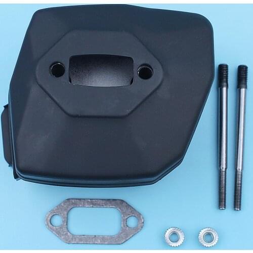 Muffler Exhaust Stud Gasket Kit For Husqvarna 266 61 66 162 Chainsaw 501657701 Non-Ported Old Type Replacement Parts