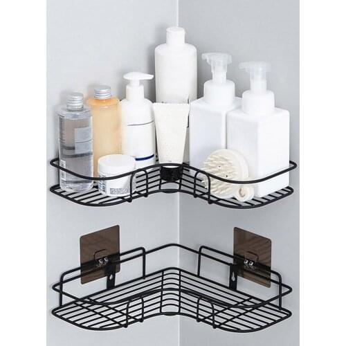 Metal 1 Set Premium Towel Sponge Brush Drying Rack Eco-Friendly Corner Shower Caddy Large Capacity Home Decor