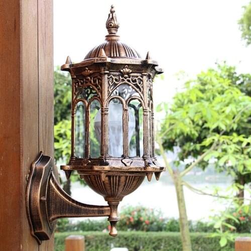 Hot Sale Wall Light Lamp Decor Garden Home Doorway Corridor Villa Sconce Lighting Lantern Lamp Vintage