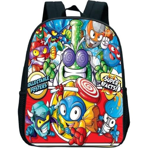 2020 New Children Super Zings Backpack Kindergarten Rucksack Print Primary Schoolbag Superzings Bookbag Child Start School Gift