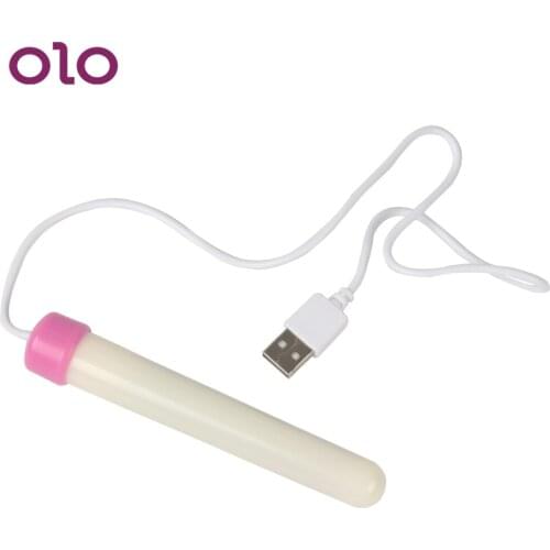 OLO Universal USB Heating Bar Vagina Warmer Torch Masturbator Pussy Sex Toys For Men Male Adults Products