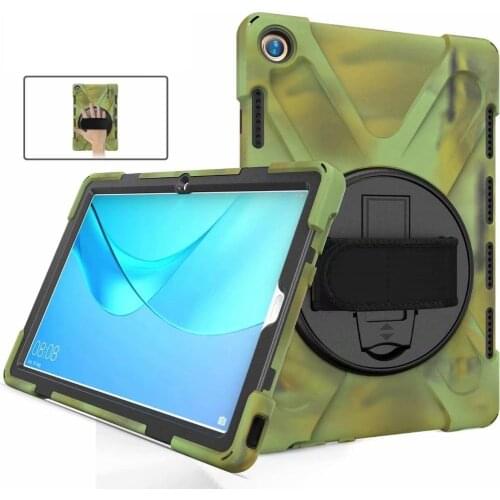 Shockproof Case For Huawei Mediapad M5 10.8'' Cover CMR-AL09 / W09 10 Pro CMR-W19 Coque Hand Strap Stand for Huawei M5 10.8 Case
