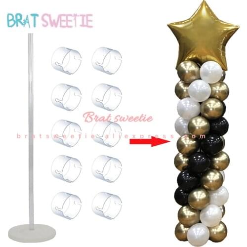 Balloon Column Base and Pole Stand Ring Clip Kit Balloon Tower DIY Birthday Party Wedding Decorations Balloon Accessories