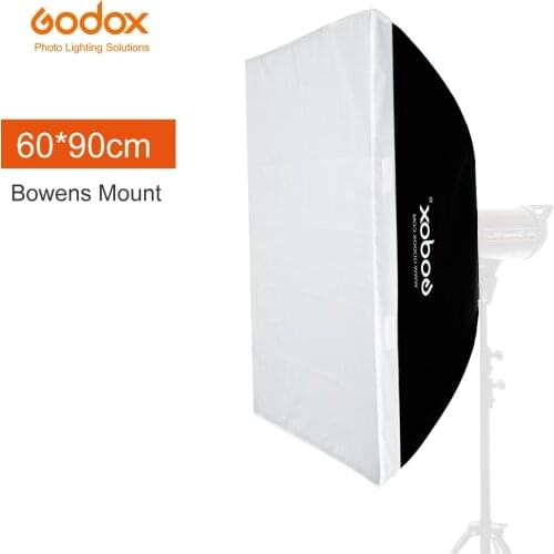 Godox 60 x 90cm Speedlite Studio Strobe Flash Photo Reflective Softbox Diffuser for Bowens Mount SK400II
