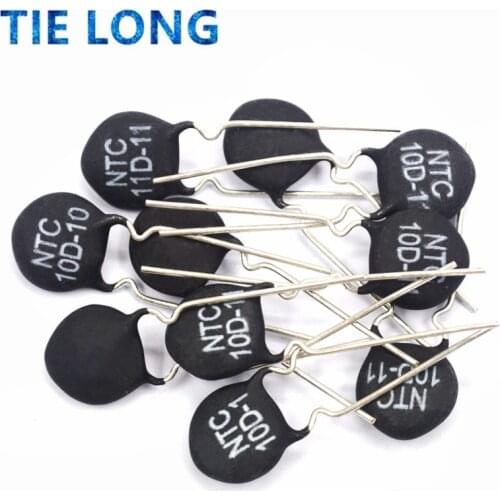 10pcs Thermal Resistor NTC 5D-11 10D-9 10D-11 47D-15 10D-20 10D-13 8D-11 10D-15 5D-15 10D-7 MF11-103 10D-25 8D-20 20D-20 5D-9