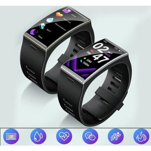 IP68 Waterproof DM12 Smart Bracelet 2.5D Curved Screen Smartband Heart Rate Fitness Tracker Bluetooth 5.0 Band for IOS Android