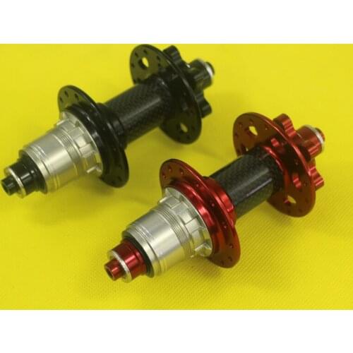 Powerway M64 3K glossy carbon alloy disc rear bicycle hub 28H PFH-M64 MTB XC AM mountain bike 135mm qr XX1 X01 X1 XD 11s 12s