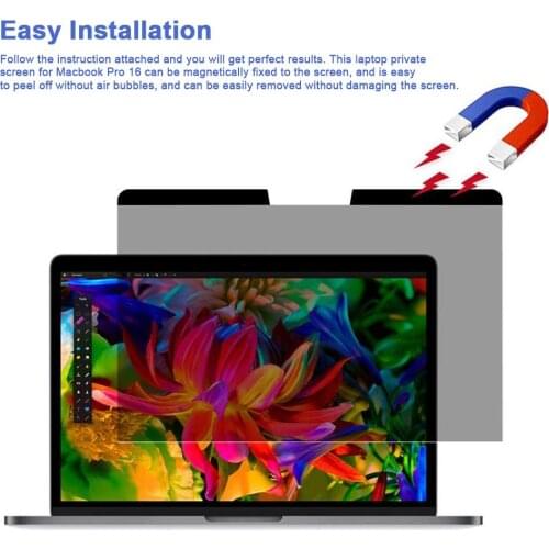 Privacy Screen Protector Anti-spy Laptop Protective Film Durable Soft TPU Privacy Screen Filter For 16-inch MacBook Pro