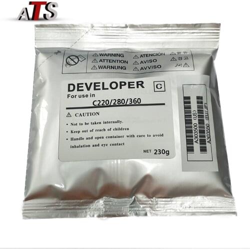 1PC CMYK Developer Powder For Konica Minolta C220 280 360 224 284 454 554 221 353 Copier Supplies