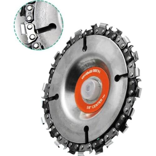 1Pc 4/5 Inch Woodworking Chain Reel Machine Kettingzagen Disc Cutting disc Cutting Angle Grinding Chain Disc Tool
