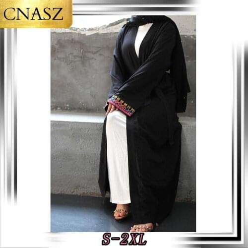 2021 Fashion Abaya Woman Kaftan Robe Islamic Turkish Print Long Kimono Abaya Muslim Women Cardigan For Muslim Women