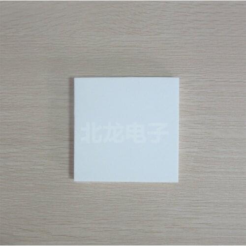 5pcs High Temperature Resistance of Porous Alumina Ceramic Sheet 100*100*0.385 100*100*0.5 100*100*1