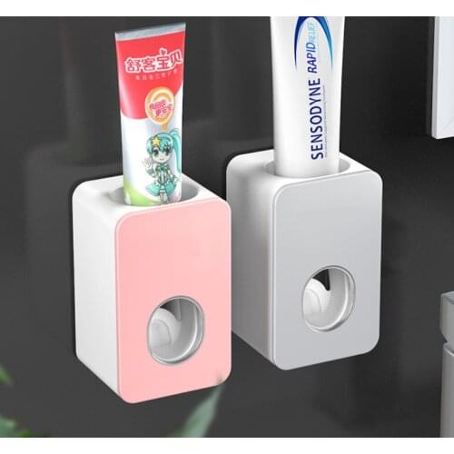 Wall Mounted Automatic Toothpaste Dispenser Toothpaste Squeezers Self-adhesive Bathroom Accessories dispensador pasta dientes