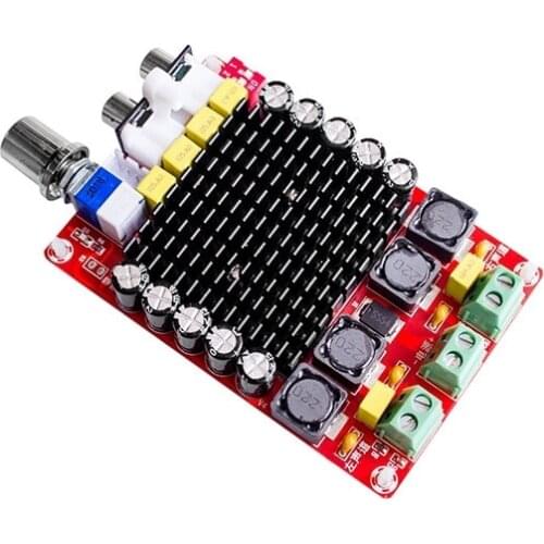 XH-M510 TDA7498 High Power Digital Power Amplifier Board 2*100W Car Power Amplifier DC 14-34V