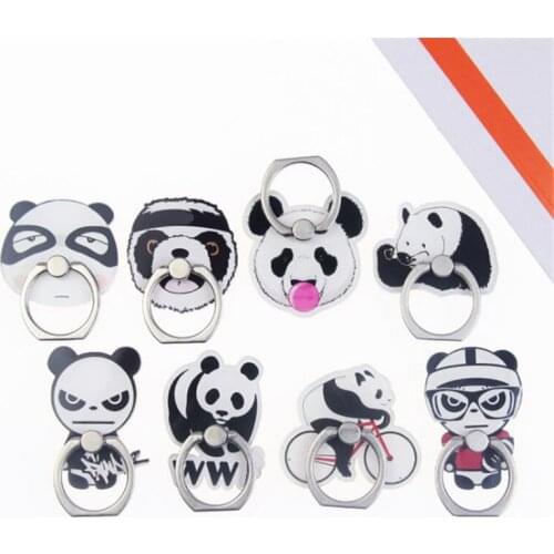 UVR Mobile Phone Stand Holder Panda Finger Ring Animal Smart Phone Holder Stand For iPhone Xiaomi Huawei All Phone